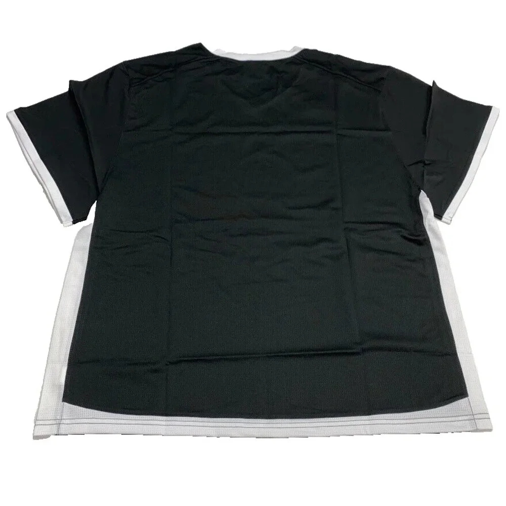 New Balance Freeze Lacrosse Jersey Adult XL Black‎ White LAX Mens